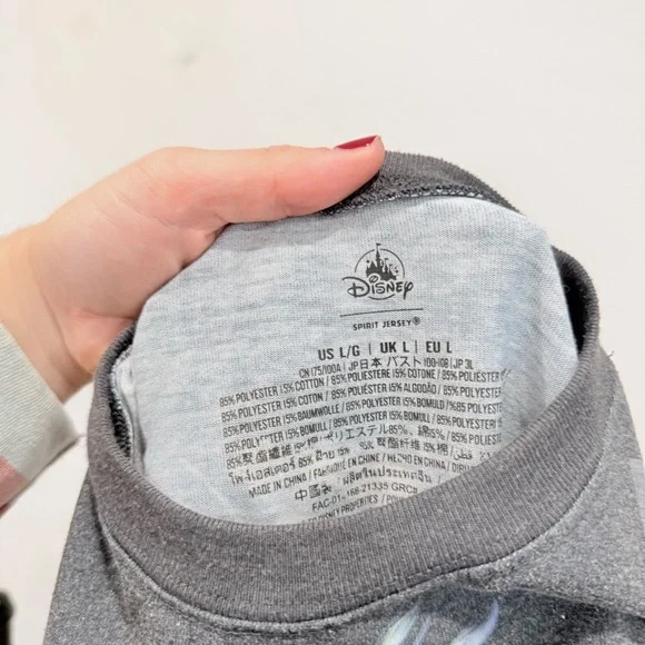 Disney World Spirit Jersey Villains Long sleeve T-Shirt Size Large - Picture 5 of 5